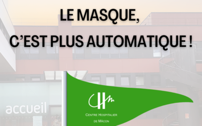 Drapeau vert au CHM : le port de masque n’est plus systématique