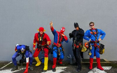 Des super-héros au Centre Hospitalier de Mâcon