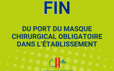 FIN du port du masque obligatoire