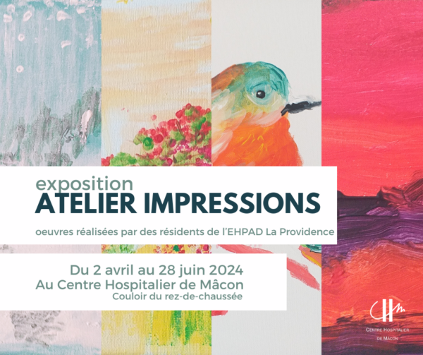 Atelier "impressions" exposition du 2 avril au 28 juin 2024