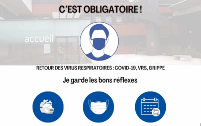 Communiqué de presse – Retour du port du masque obligatoire au Centre Hospitalier de Mâcon