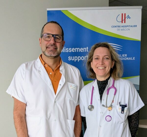 Nouveau président et de la vice-présidente de la CME du Centre Hospitalier de Mâcon 