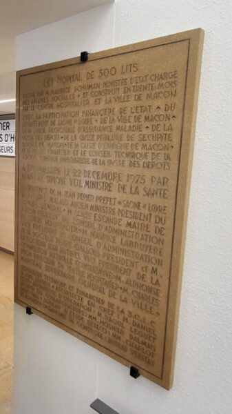 50 ans plaque commémorative 1975